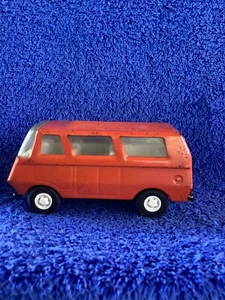 Vintage Tonka veicolo di emergenza furgone arancione lungo 5 pollici. - Foto 1 di 6