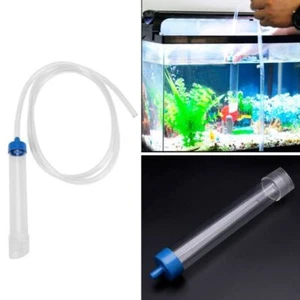 Aquarium Fish Tank Gravel Vacuum Cleaning Cleaner Siphon Pump Siphon- Hose - Picture 1 of 7