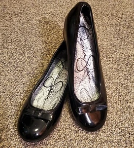 Jessica Simpson Mädchen schwarz Blockabsatz Größe 3,5M - Bild 1 von 10