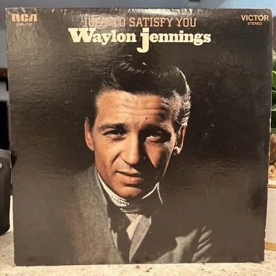 WAYLON JENNINGS - Just to Satisfy You LSP-4137 Vinyl Record 1969 OUTLAW COUNTRY Foto 1 de 4