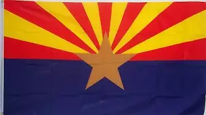 NEU GROSS 2x3 Fuß Arizona State Flagge Banner bessere Qualität USA Verkäufer - Bild 1 von 4