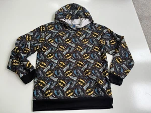 Batman Boys Graphic Print Hoodie Sweatshirt Size XL Multicolor Vintage - Picture 1 of 4