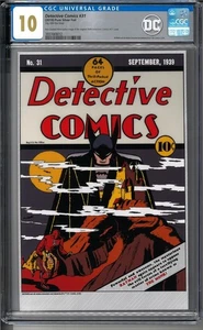2019 NZ Mint - Detective Comics #31 Cover 35g Pure Silver Foil - CGC 10 - Bild 1 von 4
