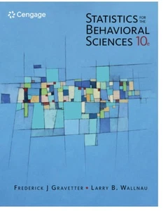 Statistics for the Behavioral Sciences 10th Edition Paperback - Very Good - Imagen 1 de 1