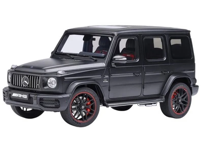 Mercedes-Benz AMG G63 2019 modelo de coche negro mate 1/18 de Autoart 76357 Foto 1 de 4