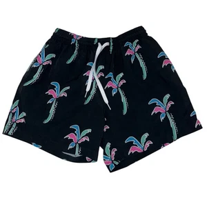Chubbies Havana Nights Swim Trunks Men's Medium 5.5" Palm Trees Zipper Pocket - Picture 1 of 9