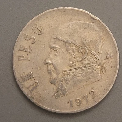 1972 Mo Mexico 1 Peso Coin - Copper-Nickel - Jose Maria Teclo Morelos y Pavon - Image 1 of 2