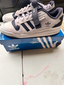 Adidas Originales Forum Bajo Blanco Azul Marino Raro Para hombres Estilo de Vida Zapato GY5831 - US 11.5 - Imagen 1 de 8