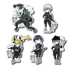 B - ETIQUETA LATERAL Pegatina Kaiju Nº8 Deformación 5 Tipo Set Japón NUEVO - Imagen 1 de 6