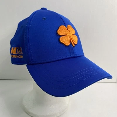 Gorra de golf WM Phoenix abierta sombrero de trébol negro azul/naranja logotipo de gira L/XL Foto 1 de 4