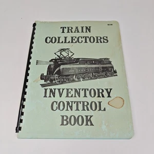 Train Collector’s Inventory Control Book Softcover Model Railroad - Picture 1 of 4