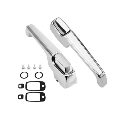 67-72 Chevrolet C/K Pickup Truck Outside Door Handle Chrome PAIR C10 SuburbanJXN Foto 1 de 4