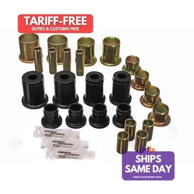 Energy Suspension 3.3117G, Kit Fits Gm Frt Cont Arm Bushing Set Black Performanc - Image 1 of 4