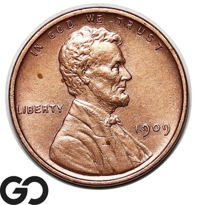 1909 VDB Lincoln Cent Wheat Penny - Image 1 of 3