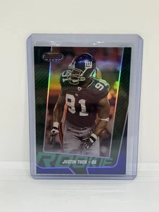 Bowman's Best Rookie 2005 verde/799 Justin Tuck #98 novato radiocontrol - Imagen 1 de 2