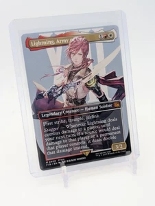 MTG - Lightning, Army of One (0400) - Borderless Mythic #400 - Final Fantasy NM - Bild 1 von 2