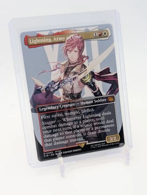 MTG - Lightning, Army of One (0400) - Borderless Mythic #400 - Final Fantasy NM - Image 1 of 2