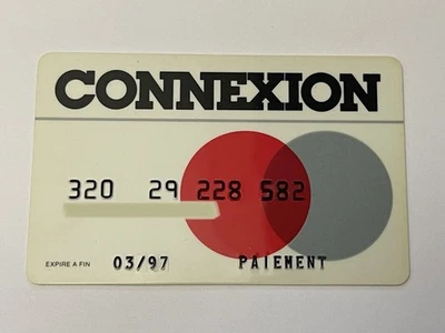 Tarjeta de crédito Connexion▪️Francia▪️1997 Exp▪️Franfinance▪️Versión 3 Foto 1 de 2