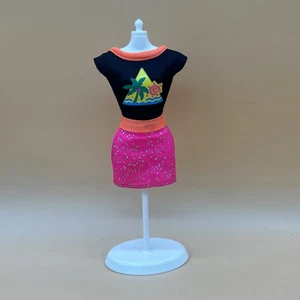 Vestito bambola Barbie capelli glitter vintage 1993 ricambio vestito bambola - Foto 1 di 24
