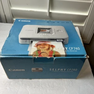 Impresora fotográfica compacta Canon SELPHY CP740 con caja y software nueva caja abierta - Imagen 1 de 5