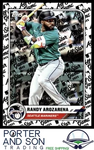 Randy Arozarena 2025 Topps All Star Game #21 Seattle Mariners Baseball Card - Picture 1 of 2
