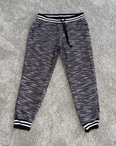Almost Famous Damen Jogginghose schwarz weiß Streifenbesatz Gr. XL Lounge Style - Bild 1 von 4
