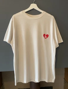 T-shirt MLB Genuine Merchandise LA Dodgers uomo taglia L maglietta bianca cuore - Foto 1 di 13