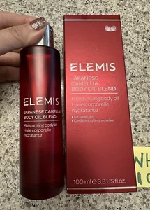 ELEMIS JAPANESE CAMELLIA BODY OIL MOISTURIZER 3.3oz/100mL FULL SZ SEAL BOX $62 - Picture 1 of 23