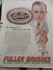 1920's FULLER BRUSH Salesman LEYENDECKER STYLE ART AD / Gay Interest - Picture 1 of 1