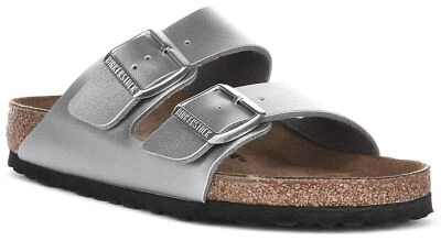 Birkenstock Arizona Slide 2 Fibbia Cinturino Regolabile Sandalo Donna UK 4 - 8 - Immagine 1 di 4
