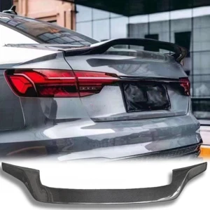 Carbon fiber For 17-22 Audi A4/S4/RS4 Sline 4 Door Trunk Spoiler Wing E - Bild 1 von 7