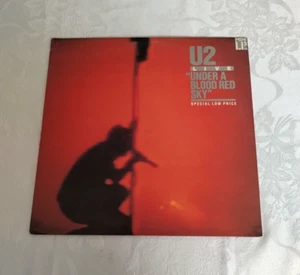 U2 Live "Under a Blood Red Sky" Vinyl Album Island Records Excellent Vintage - Picture 1 of 7