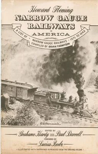 1949 Schmalspureisenbahnen in Amerika Buch Promo Broschüre Hardy Beebe Train - Bild 1 von 3