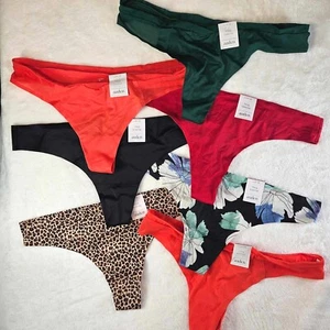 Auden 7pk Assorted Thong Underwear Womens Large Stretch - Picture 1 of 8