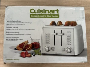 Cuisinart RBT-1350PC Countertop Custom Select 4-Slice Toaster in Stainless Steel - Picture 1 of 10