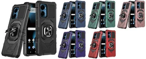 Funda híbrida con anillo robótico para teléfono AT&T Propel 2 5G U655AA - Imagen 1 de 23