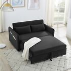 MH Sleeper Sofa Bed w/USB, 3-in-1 Adjustable, Pull-Out, 2 Lumbar Pillows