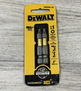 Dewalt DWA2SQ1-2H 2 in. Max Fit SQ1 Bit Tip (2-Pack) Power Drill Bits New - Picture 1 of 4