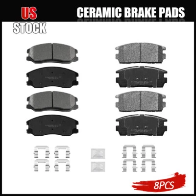 Pastillas de freno delanteras y traseras de cerámica para Chevrolet Equinox Captive Pontiac Torrent Foto 1 de 4