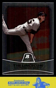 2010 Bowman Platinum Tim Lincecum card #38 San Francisco Giants - Picture 1 of 2