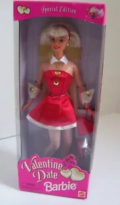 Barbie bambola tema San Valentino 1997 Matell data San Valentino nuova con scatola - Foto 1 di 12
