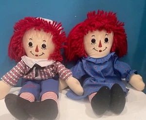 Raggedy Ann und & Andy Plüsch Puppen 2011 Treasures, L.L.C. 17 Zoll Stofftier - Bild 1 von 7