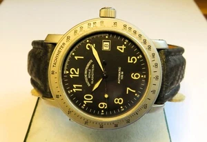 Mulino Vetreria Strumenti Nautici Titanio Marina Aviatore Automatico HAU M13000 - Foto 1 di 12