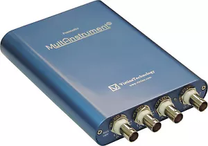 VT DSO-2A10: 100MHz 10~16Bit PC USB Oscilloscope + 3.125MHz AWG Signal Generator - Picture 1 of 12