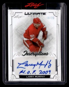 2023 Blatt ultimative Inschriften Auto Larry Murphy "HOF 2004" 18/25 - Bild 1 von 2