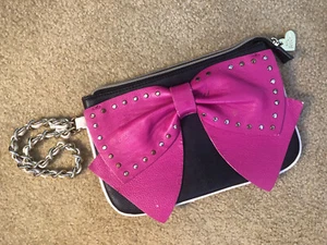 BETSEY JOHNSON SMALL WALLET CLUTCH CARRY ALL BAG HANDTASCHE GELDBEUTEL DAMEN - Bild 1 von 5