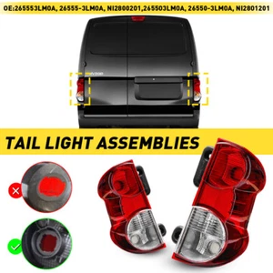 Tail Light For Assembly 2013-2018 Nissan Halogen NV200 Left Side Right Taillamp - Picture 1 of 14