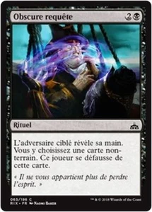 MTG Magic RIX FOIL - Dark Inquiry/Obscure requête, French/VF - Picture 1 of 1