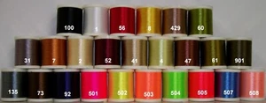 Danville 210 DENIER FLYMASTER PLUS WAXED THREAD 100 Yard Spool Fly & Jig Tying - Picture 1 of 20