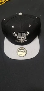 Banderantes New Hat Youth Snapback Raiders Black Silver - Picture 1 of 3